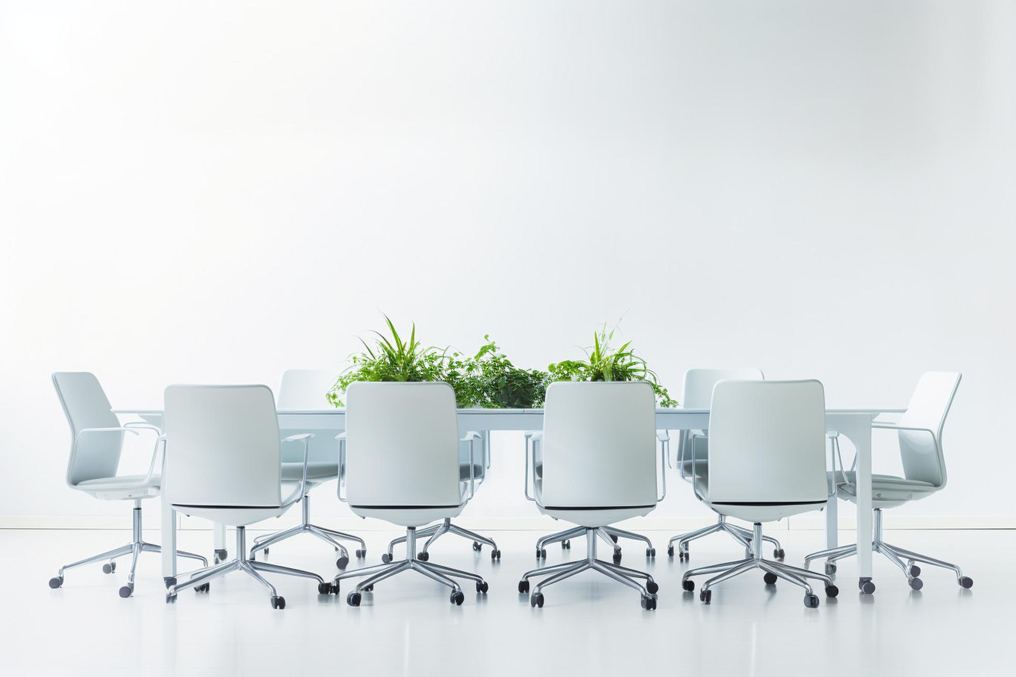 Einladende Besprechungsfläche im Büro